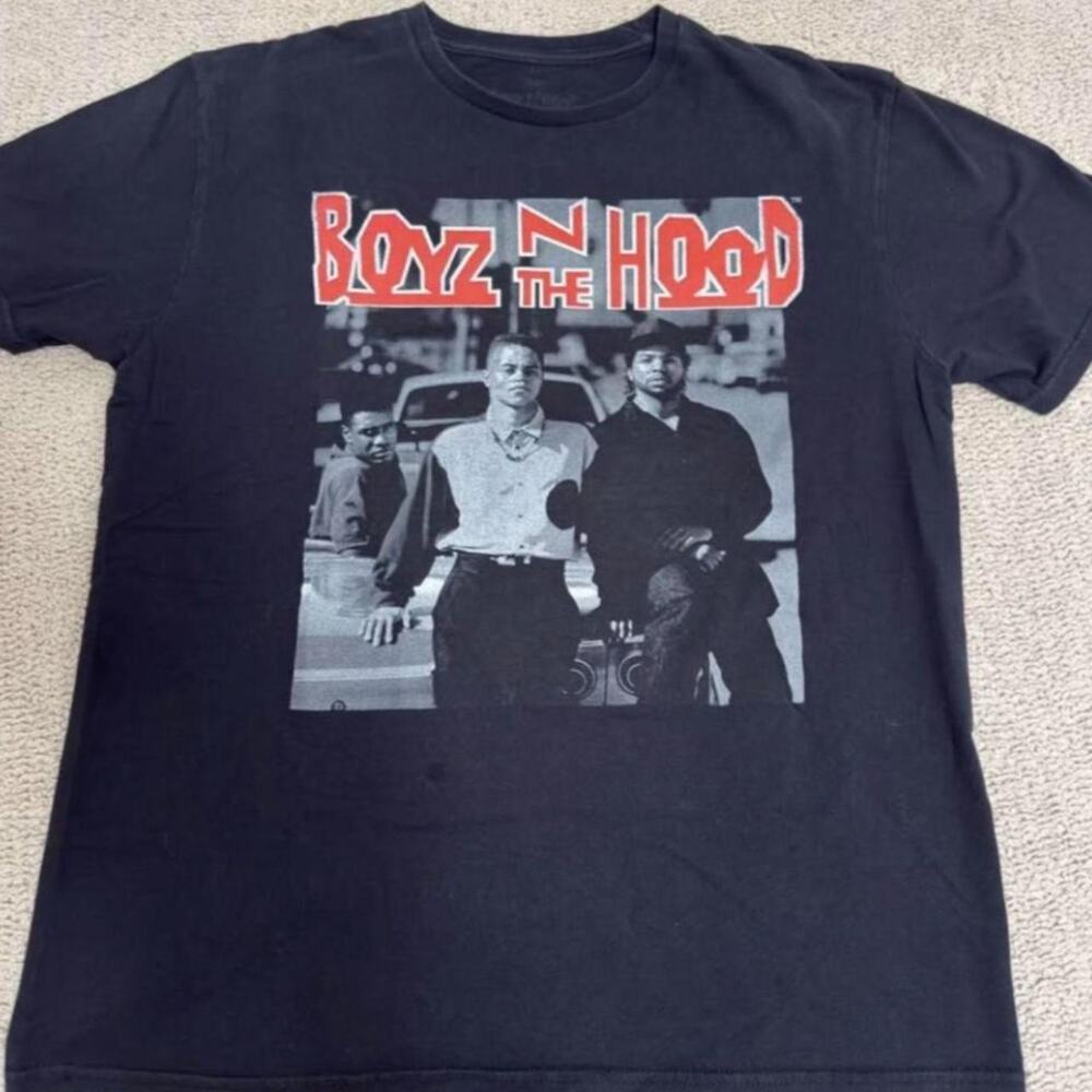 Boyz N The Hood Movie‎ Graphic Tee Size L Black Ice Cube